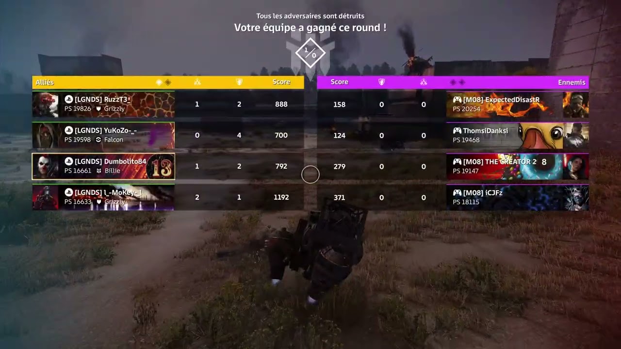  Crossout:/ LGNDS vs MO8 ( guerre de clan ) 