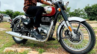 Royal Enfield classic 350 review |Worth buying? |Drive impressions |price ?|Chrome red 