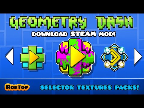 ✔ TEXTURE PACK MOD !! | Texture Picker For Geometry Dash!