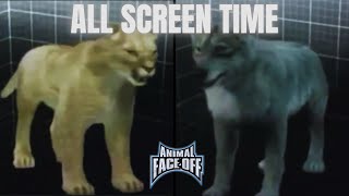Animal Face-Off [2004] | All Virtual Cougar and Wolf Screen Time screenshot 3