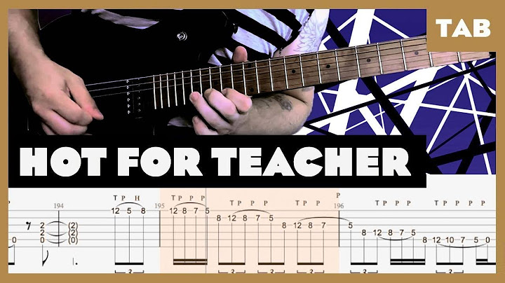 Hot for Teacher Guitar version - Guitar performance video thumbnail