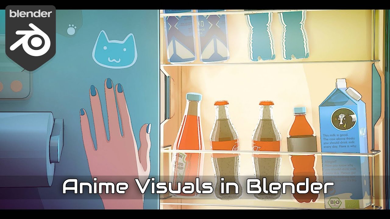 Anime Style Visual Breakdown in Blender