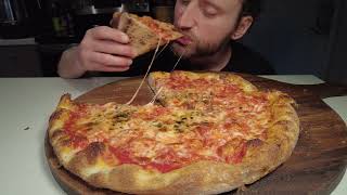 Homemade Cheese Pizza Mukbang ASMR