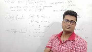 DTFT-14 | Solution of 5.12 of Oppenheim ¦¦ What is fourier transform of sinc function