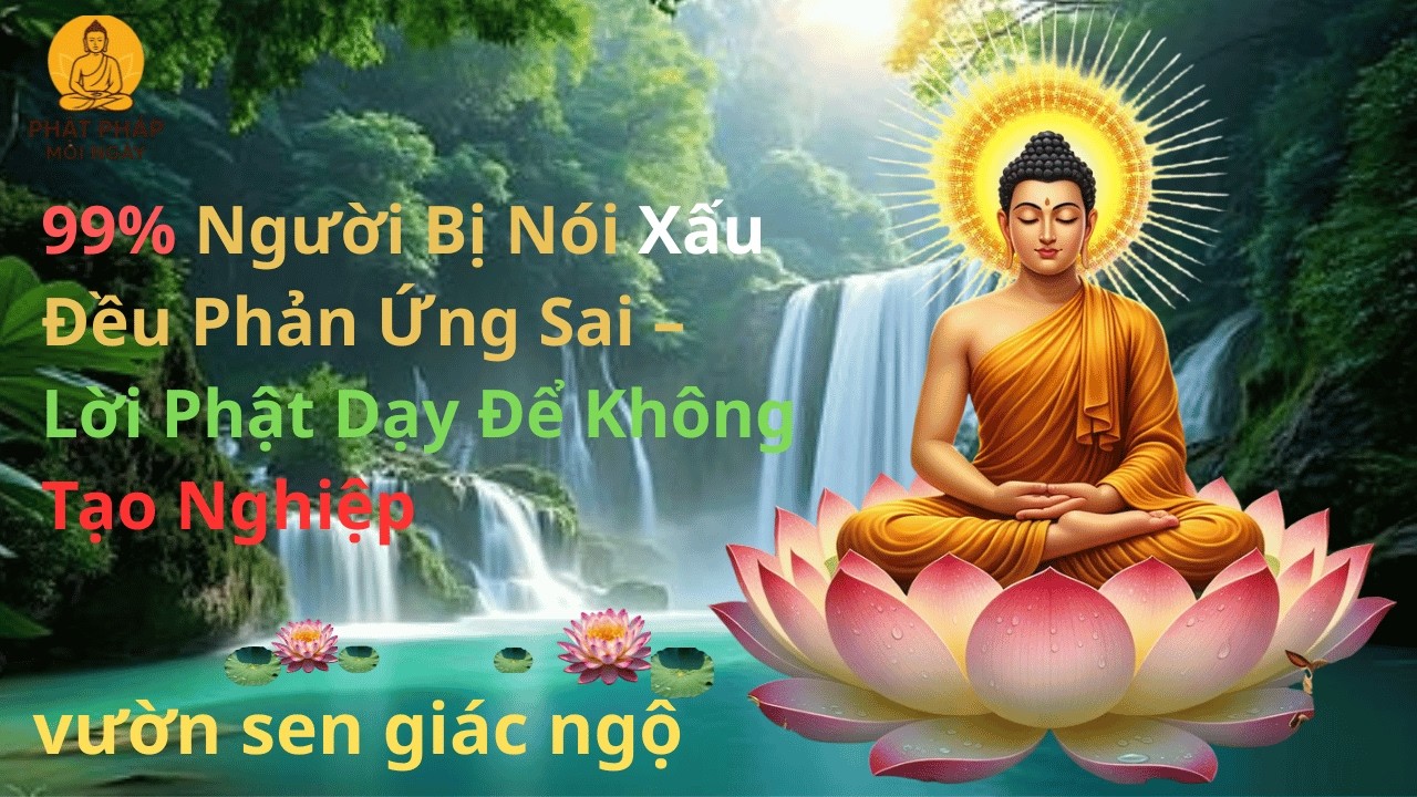 ̣̣99% Người Bị Nói Xấu Đều Phản Ứng Sai – Lời Phật Dạy Để Không Tạo Nghiệp