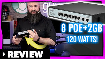 8 Port POE+ & 2 GbE Switch for UNDER $50?