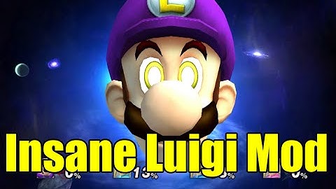 INSANE and BIZARRE Luigi Mod/Hack in Smash Bros/Project M