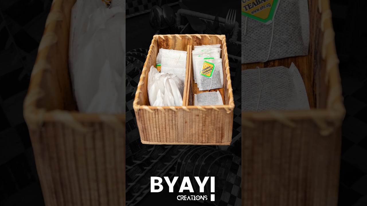 Держатель для чайных пакетиков из бананового волокна от Byayi Creations 