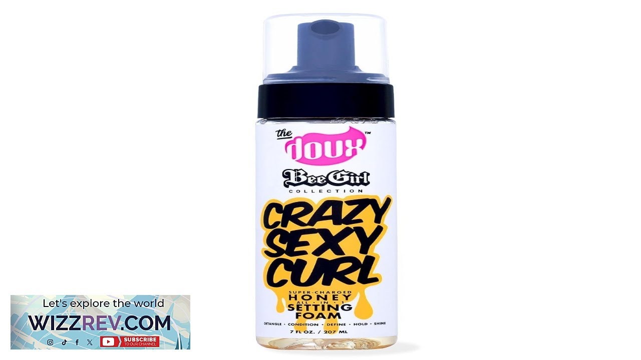 The Doux CRAZYSEXYCURL Honey Setting Foam Mousse Hair Foam With Natural Honey Review