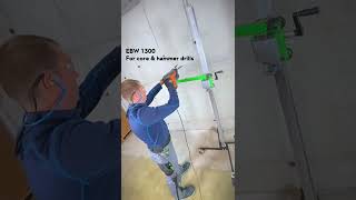 Bohrwurm Ebw 1300 With An Hammer Drill