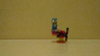 Lego Sonic Tornado stopmotion Test