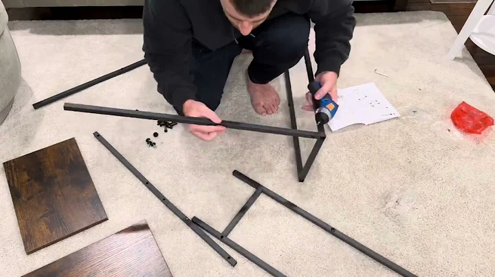 Unboxing & Assembling the HOOBRO Narrow Console Table