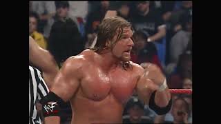 Chris Jericho & APA vs Triple H & D-Generation X. WWE Monday Night RAW. April 17, 2000.