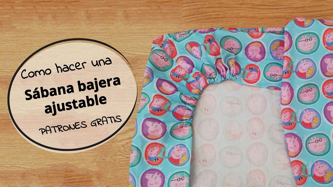 Como hacer sabana bajera de cualquier tamaño. Muy fácil!!