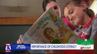Literacy program and donation drive helping children to love reading