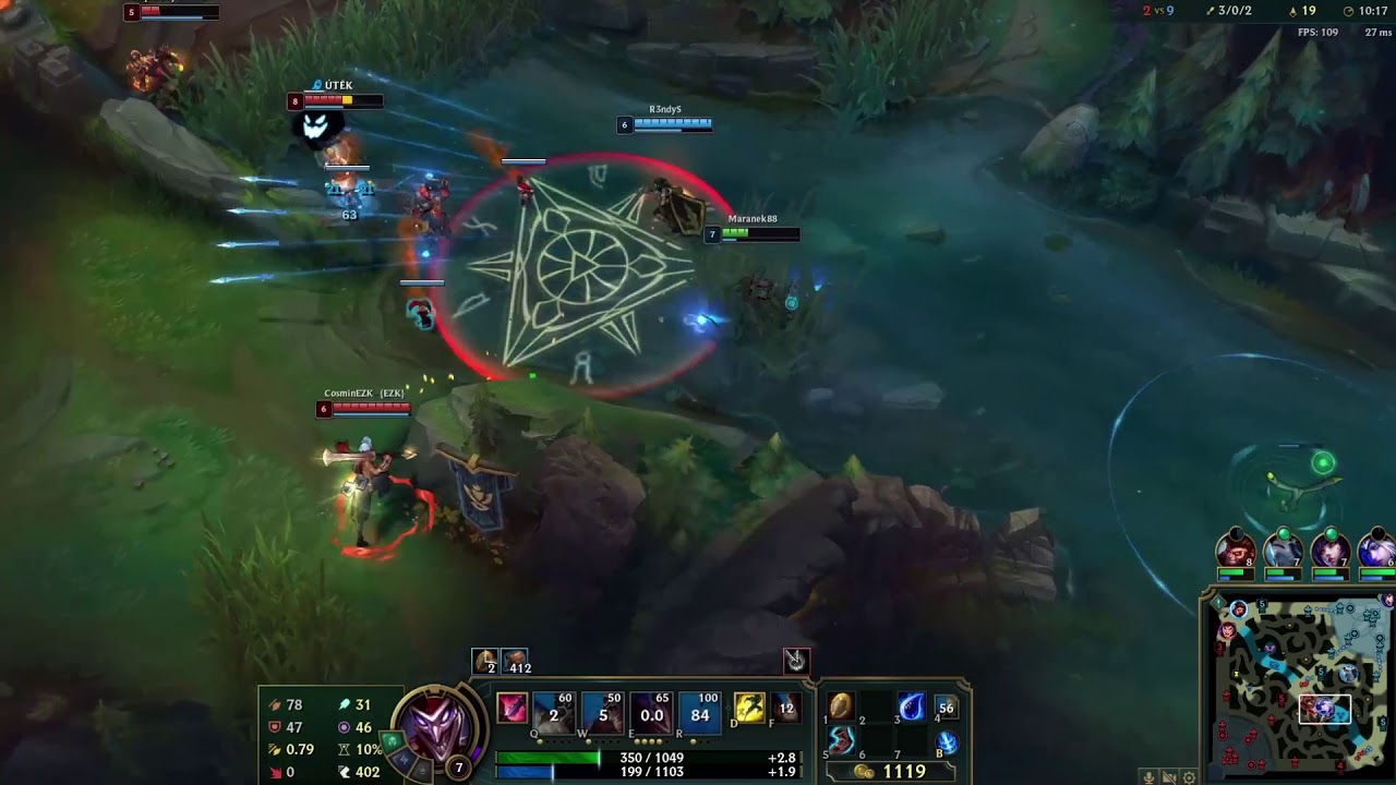 Shaco Support Ranked s R3ndysem - Full gameplay cz 1080/60