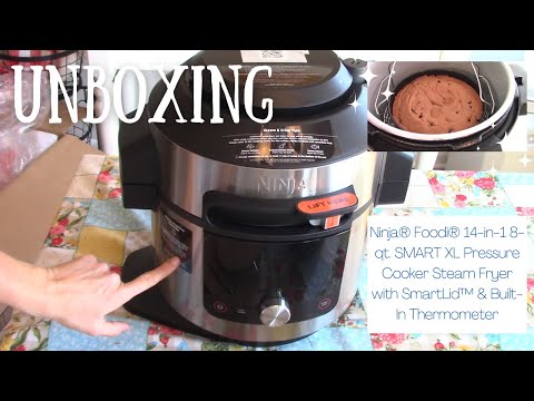 2021 Ninja Foodi Pressure Cooker Steam Fryer w/Smartlid: Unboxing & First  Cook 