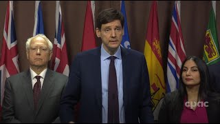 B.C. Premier David Eby and ministers speak with reporters in Ottawa – February 1, 2023