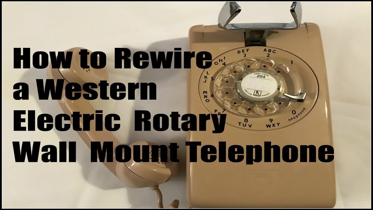 rotary phone wall mount