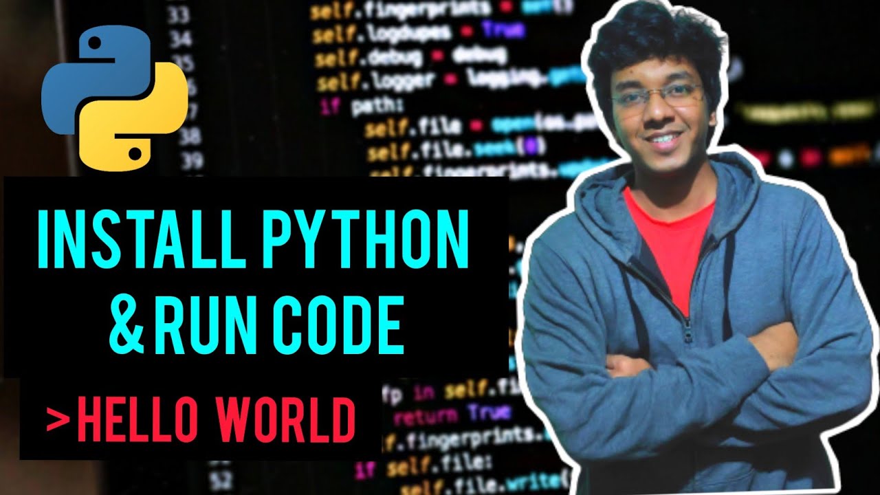 Hello World in Python | How to Install Python on Win 10 | Python ...