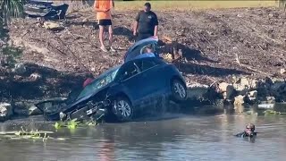 Woman arrested for DUI after driving car into Cape Coral canal