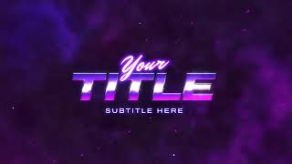 LOGO INTRO  46  Retro VHS Logo Opener   After Effects Templates   Motion Array