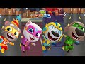 Talking Tom Hero Dash Birthday Tom Vs Super Angela Vs Sunbeam Hank Vs Super Ben Gameplay 