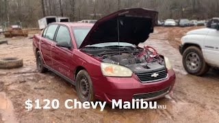 WILL IT RUN? Scrapped Chevy Malibu