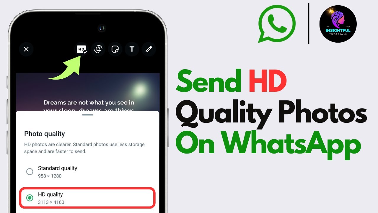 How to Send HD Quality Photos On WhatsApp 2024 | Send High Quality Photos On WhatsApp