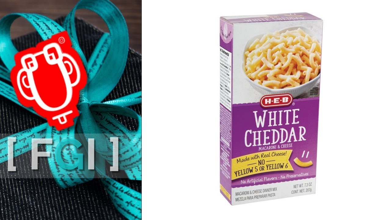 HEB White Cheddar Macaroni and Cheese Review Free Gift Included YouTube
