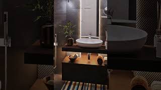 Small Modern Bathroom Idea #archviz#architecturaldesign#tutorial#architecture#tutorial#viral#modran