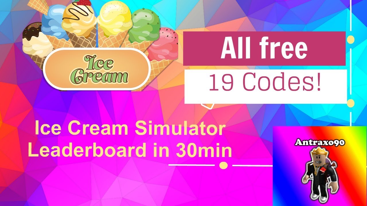 Ice Cream Simulator EXTREM REBIRTH ALL CODES YouTube