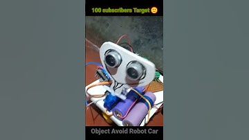 Object Avoid Robo car_ using node MCU 8266 module 😱