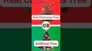 Real or Artificial Christmas tree? #fypシ #christmas #christmastree