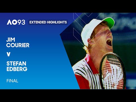 Jim courier v stefan edberg extended highlights | australian open 1993 final