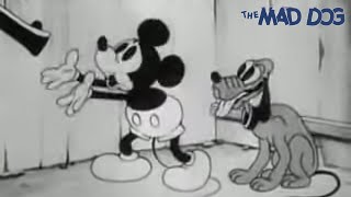 The Mad Dog 1932 Disney Cartoon Short Film Mickey Mouse, Pluto Animation Review