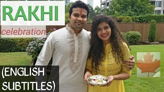 Rakhi celebrations in Canada(with ENGLISH SUBTITLES)