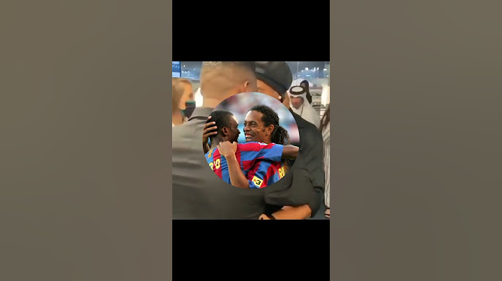 "Quand Ronaldinho retrouve Eto’o… quelle classe 😍🇧🇷🇨🇲"#Ronaldinho #Etoo #BarçaLegends  #Legend