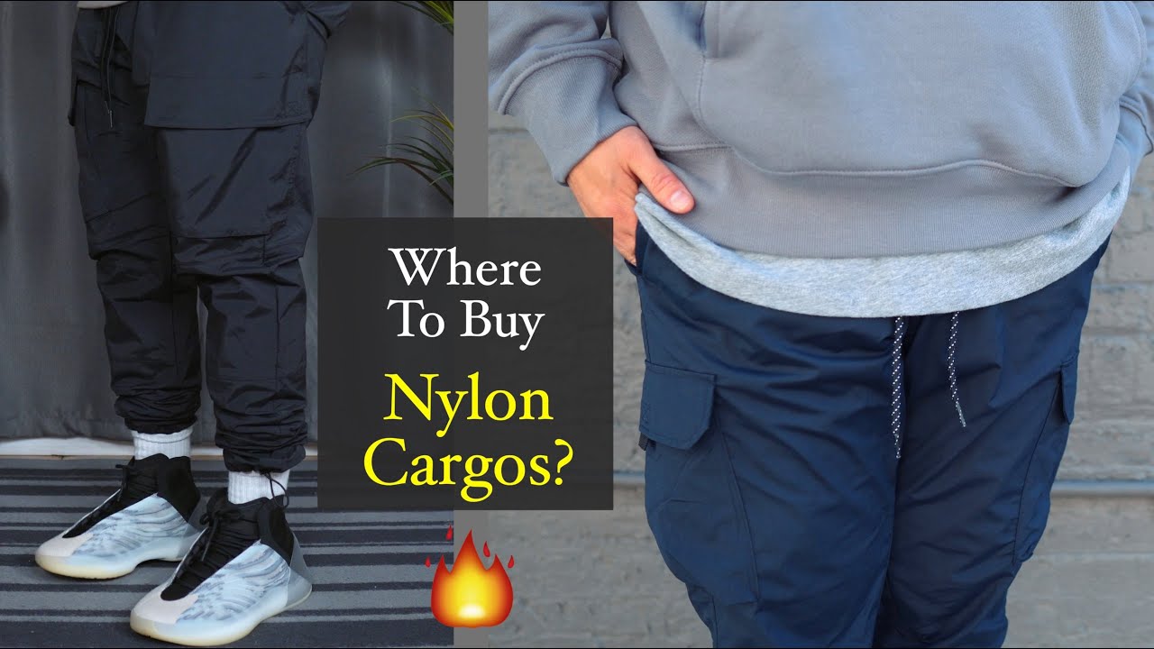 NECOYEP Nylon Cargo Pants