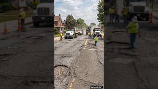 Road Banane Ka Sabse Zabardast Tarika! #road #roadside #roadrepair #trendingreels #roadwork#roadwork
