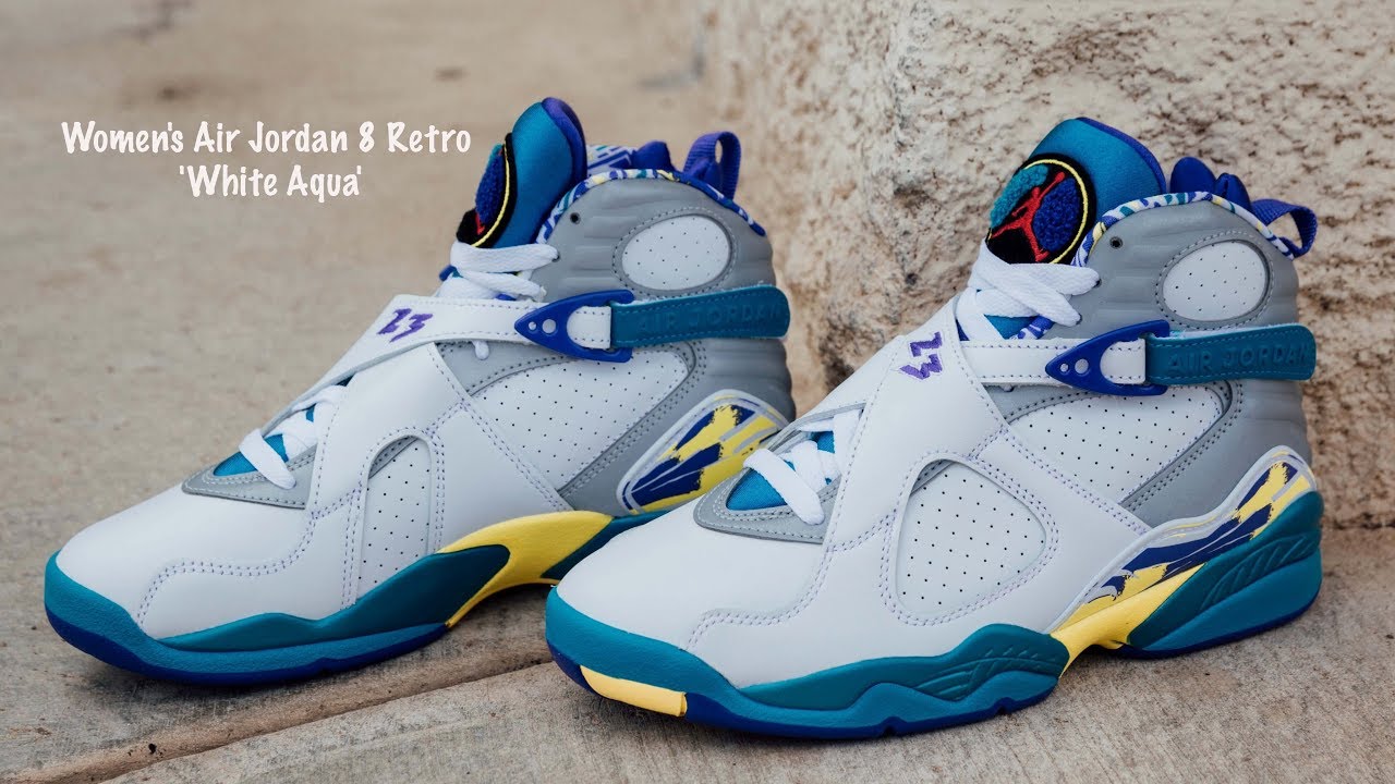 womens jordan 8 aqua