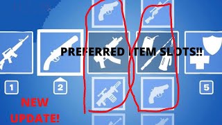 My thoughts on preferred weapon slots (fortnite)