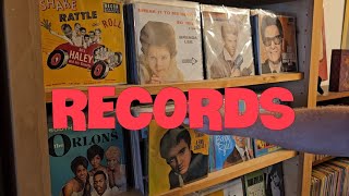 Really big vinyl record collection at this estate