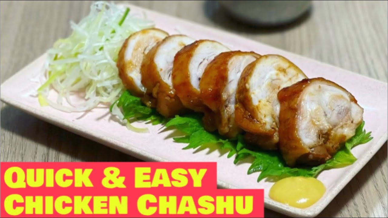 Easy Chicken Chashu Recipe - Easy Healthy Recipes