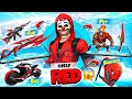 Free fire but its only red  solo vs squad