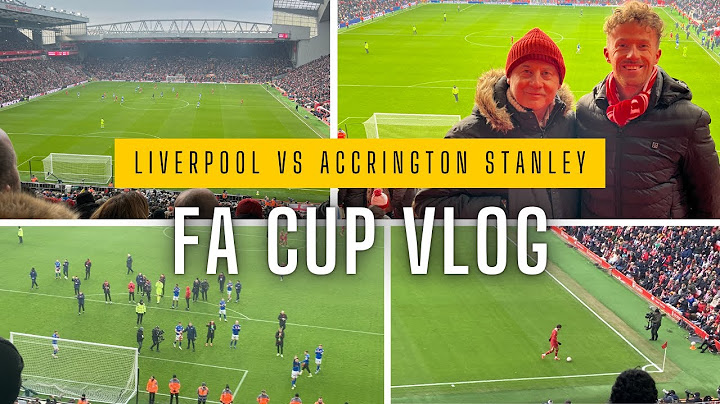 HOSPITALITY AT ANFIELD! LIVERPOOL VS ACCRINGTON STANLEY FA CUP VLOG
