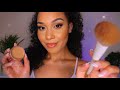 Asmr friend pampers you  relaxing makeup roleplay and layered sounds for sleep