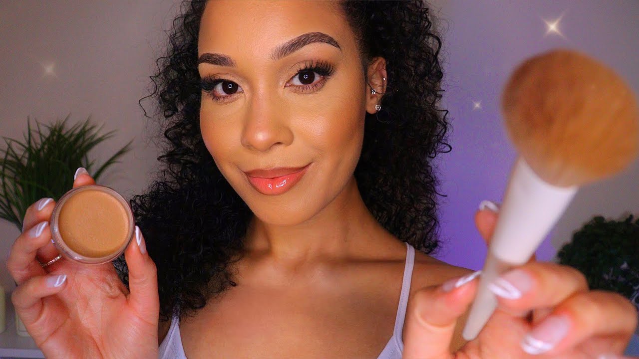 ASMR Friend Pampers You 💜 Relaxing Makeup Roleplay And Layered Sounds For Sleep