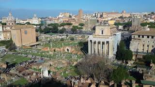 Rome Up-Close - View Of The Roman Forum Of From The Palantine Hill, January 2018