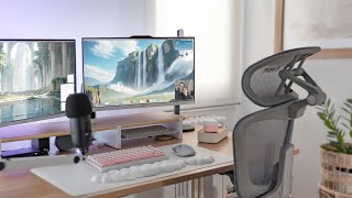  My dream setup | PC + MacBook Desk Tour (2024)